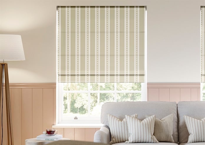 The British Stripe Co. Edgar, Dover No.1 - Roman Blind - Image 3